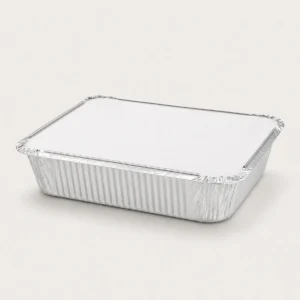 Envase de aluminio C-40 con tapa de cartón