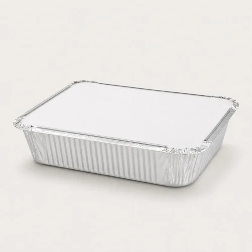 Envase de aluminio C-40 con tapa de cartón
