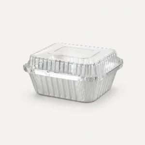 Contenedor de aluminio C-10 con tapa plástica BOPS (20 unidades)