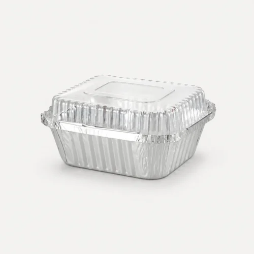 Contenedor de aluminio C-10 con tapa plástica BOPS (20 unidades)