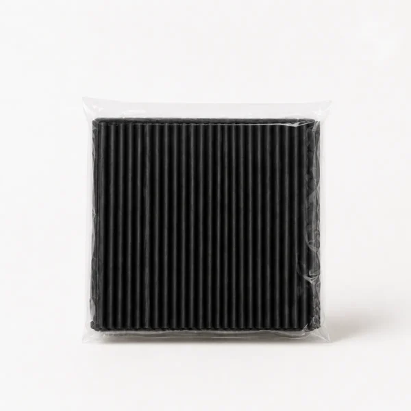 Bombilla de papel negra (200 unidades)