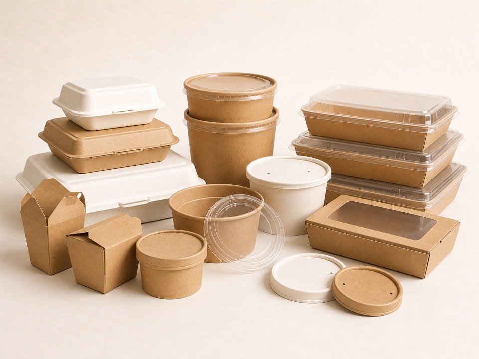 Envases multiuso para delivery